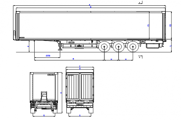 ПОЛУПРИЦЕП ФУРГОН WIELTON NS 3 F