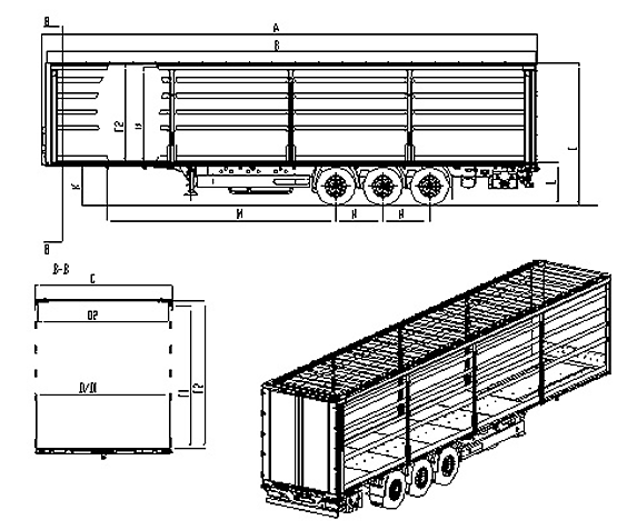 Шторный полуприцеп Wielton NS 3 K М2 MEGA