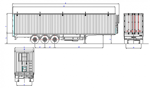 Полуприцеп с подвижныПолуприцеп с подвижным полом щеповоз Wielton Cargo floor NS 3 R